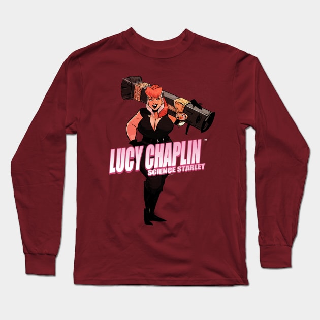 Lucy Chaplin "Steampunk" Long Sleeve T-Shirt by DrewEdwards